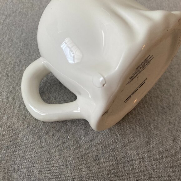 Spirit Halloween White Ghost Shaped Ceramic Coffee Mug - Picture 8 of 10